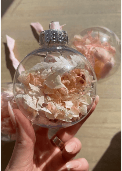 Dried Flower Christmas Bauble - Hamper My Style