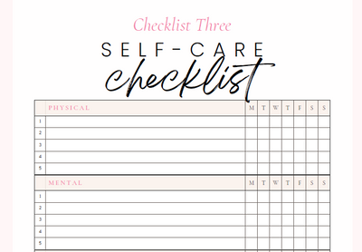 Hamper My Style Digital Self Care Checklist - Hamper My Style