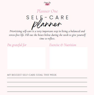 Hamper My Style Self Care Planner (Digital) - Hamper My Style