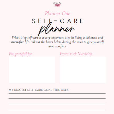 Hamper My Style Self Care Planner - Hamper My Style