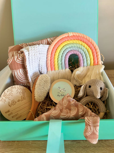 Baby Gift Hamper - Rustic Rainbow - Hamper My Style