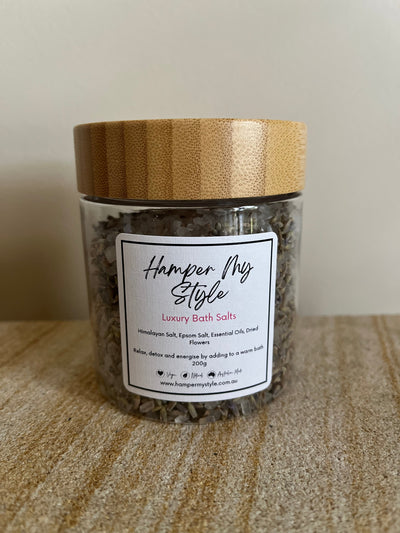 Handmade Bath Salts - Epsom and Himalayan - Hamper My Style