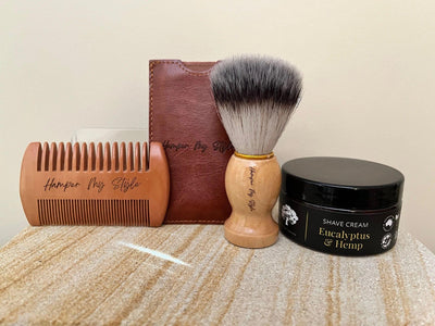 Beard Comb and Shave Set by Hamper My Style - Hamper My Style