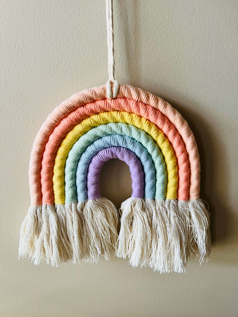 Macrame Rainbow Wall Hanging - Hamper My Style