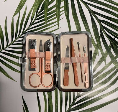 7 Piece Stainless Steel Nail Tool Set - Hamper My Style