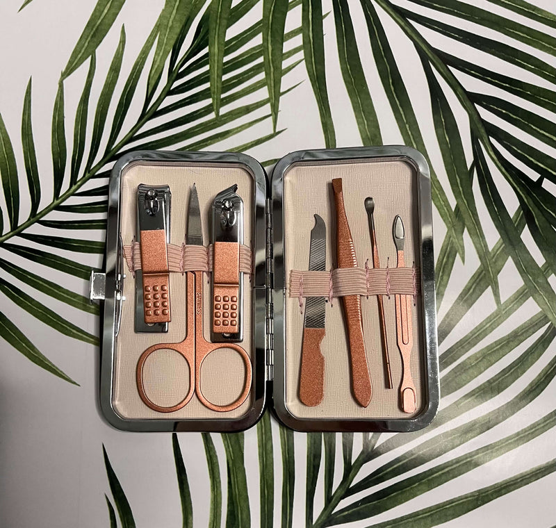 7 Piece Stainless Steel Nail Tool Set - Hamper My Style