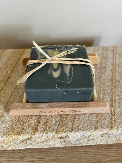 Natural, Handmade Soaps with Bamboo Soap Holder - Hamper My Style