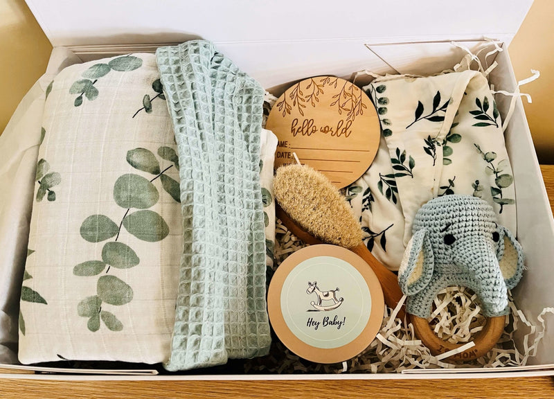 Newborn Baby Gift Set - Eucalyptus - Hamper My Style