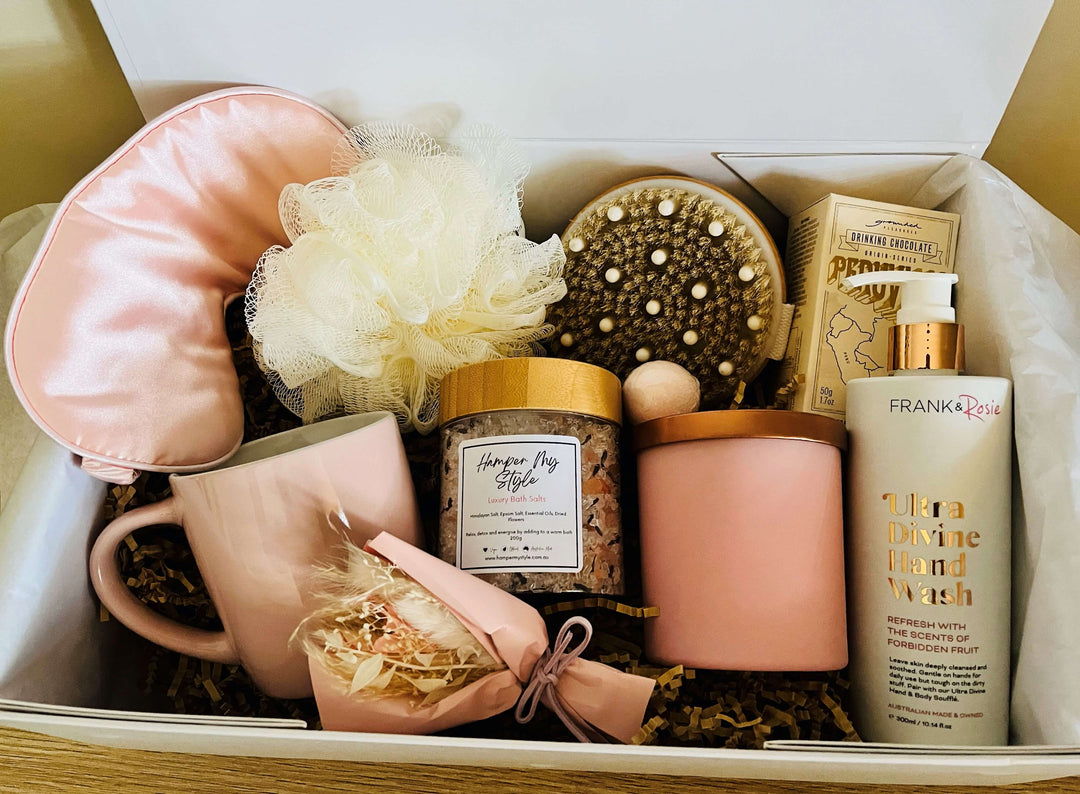 Relaxation Gift Pack for Her Happy Birthday Beautiful Pink