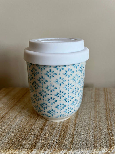 Hand Printed Ceramic Takeaway Mugs 280ml - Hamper My Style